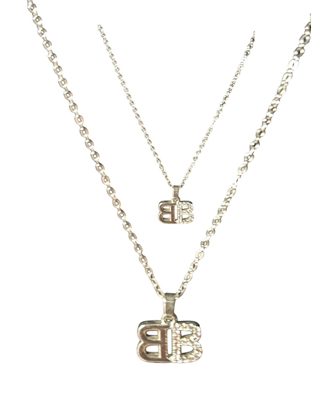 BB Double-B Pendant Necklace - Elegant Women’s Jewelry